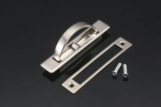 Galjanoplastia inoxidable a prueba de herrumbre del cinc del tirador de puerta de las colocaciones del hardware del guardarropa